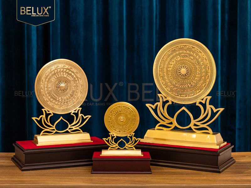 Biểu trưng mặt trống hoa sen các kích thước